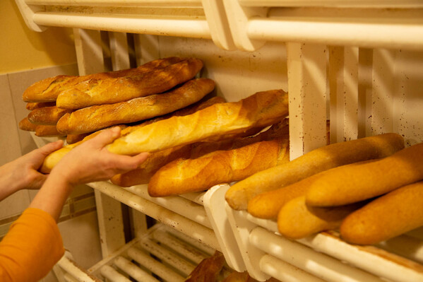 Barras de pan artesano